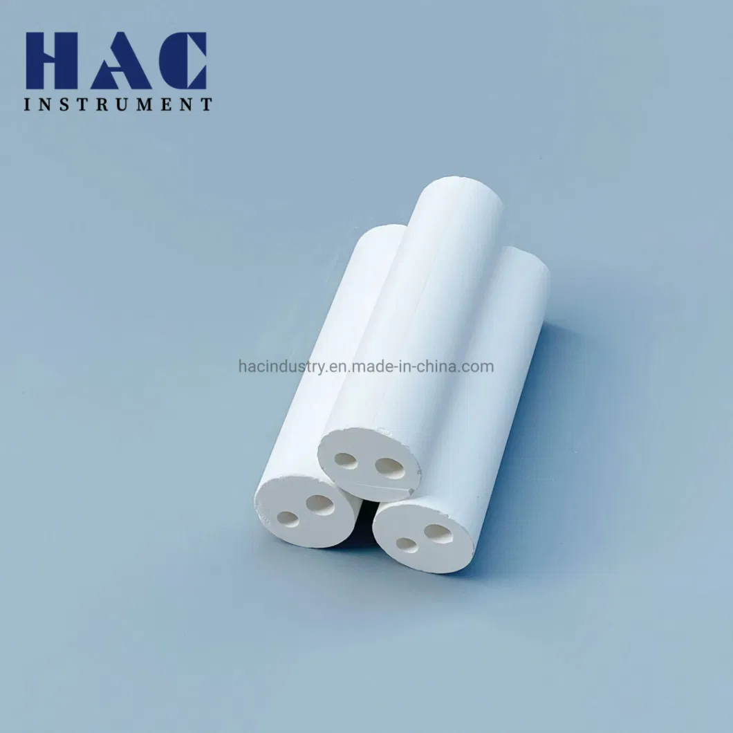 Two Holes Beads Ceramic Insulator for Thermocouple Wires Insulation